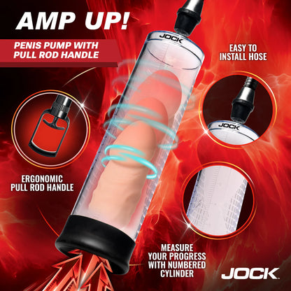 JOCK Amp Up Penis Pump with Pull Rod