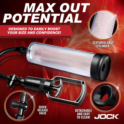 JOCK Amp Up Penis Pump with Pull Rod