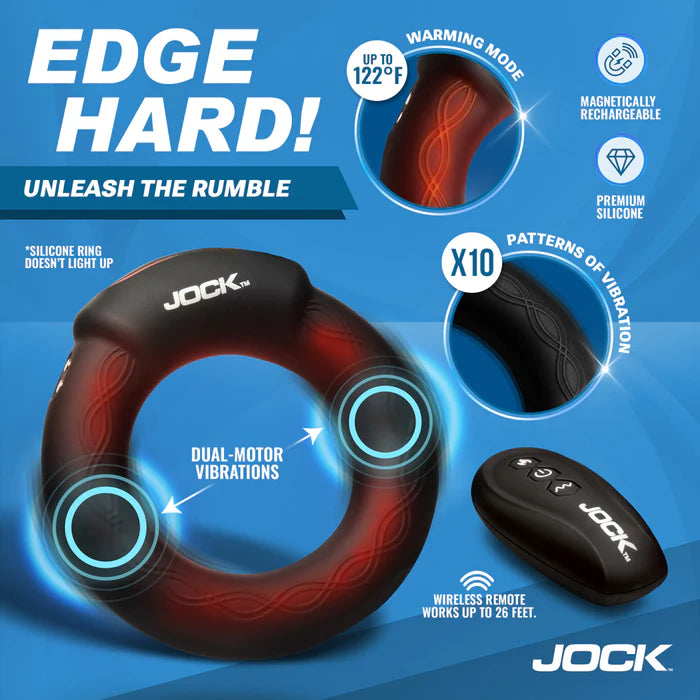 JOCK Rumbler Vibrating & Warming C-Ring