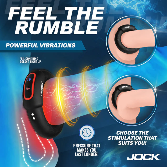 JOCK Rumbler Vibrating & Warming C-Ring