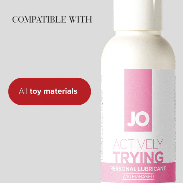 JO Actively Trying Paraben-Free Water-Based Lubricant 4 oz.
