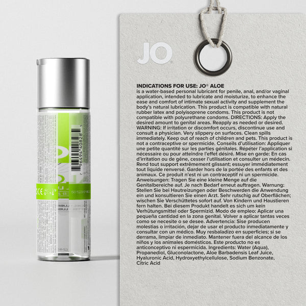JO Aloe Water-Based Lubricant Original 4 oz.