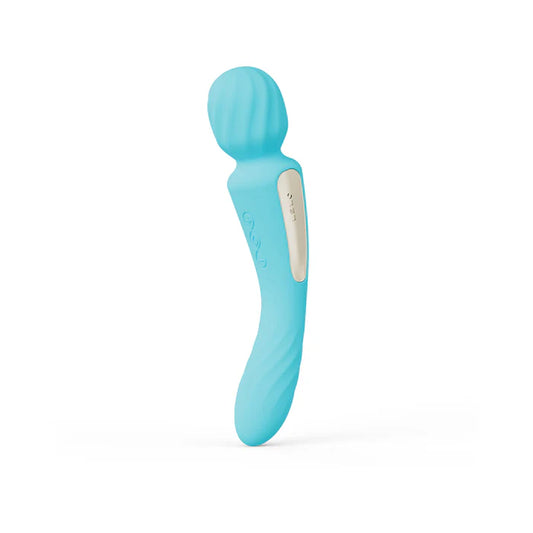LELO SWITCH Double-Sided Wand Vibrator Aqua