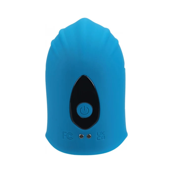 LEVELZ Adjustable Vibrating Silicone Penis Head Stimulator Teal
