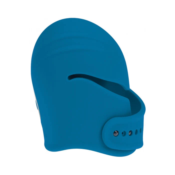 LEVELZ Adjustable Vibrating Silicone Penis Head Stimulator Teal