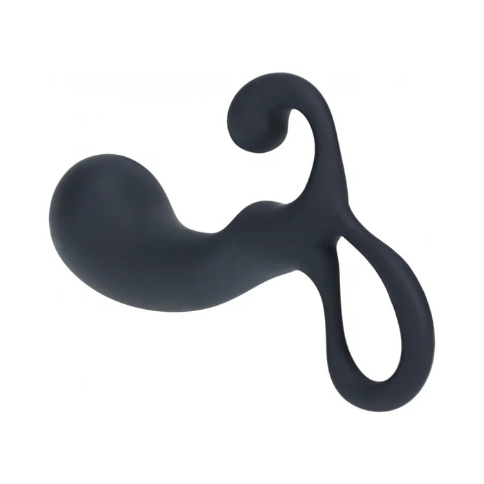 LEVELZ Bulb with Loop Silicone Prostate Massager Small Black
