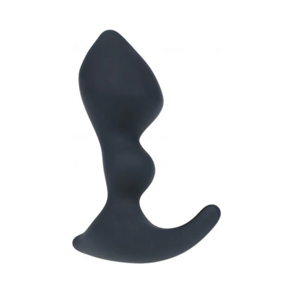 LEVELZ Double Ripple Silicone Prostate Massager Black