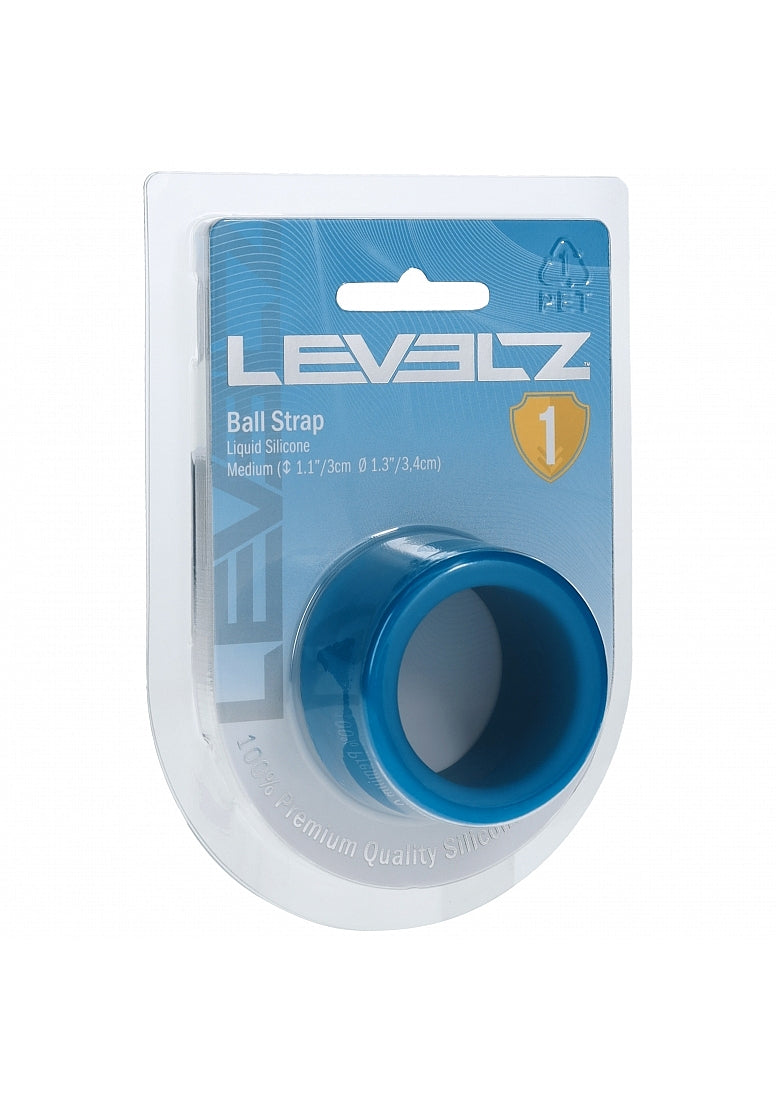LEVELZ Liquid Silicone Ball Strap Medium 34mm Teal