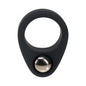 LEVELZ Liquid Silicone Single Weighted Ball Cock Ring Black