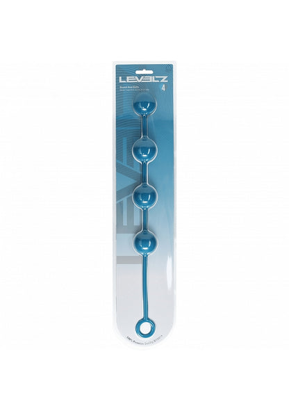 LEVELZ Round Silicone Anal Balls Large 40mm Teal