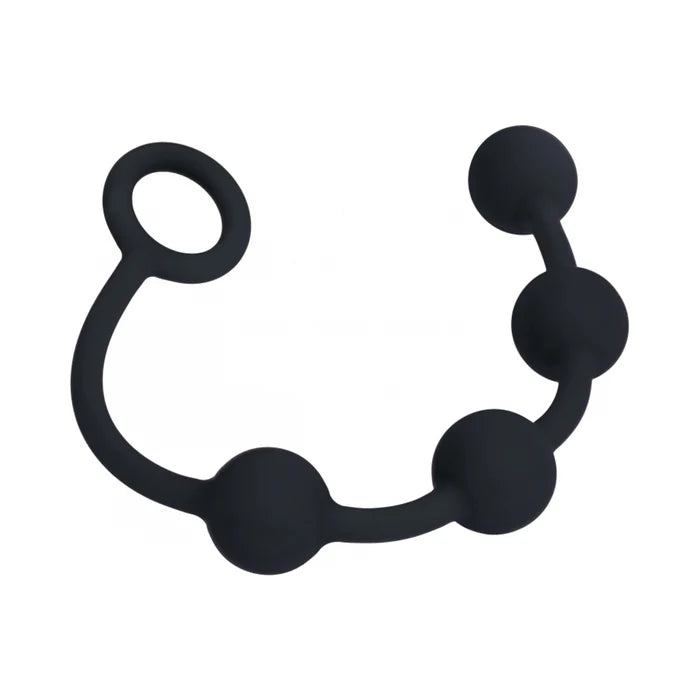 LEVELZ Round Silicone Anal Balls Small 20mm Black