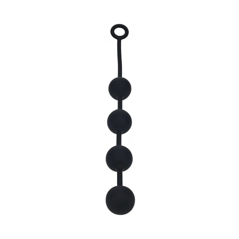 LEVELZ Round Silicone Anal Balls XLarge 50 mm Black
