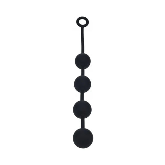 LEVELZ Round Silicone Anal Balls XLarge 50 mm Black