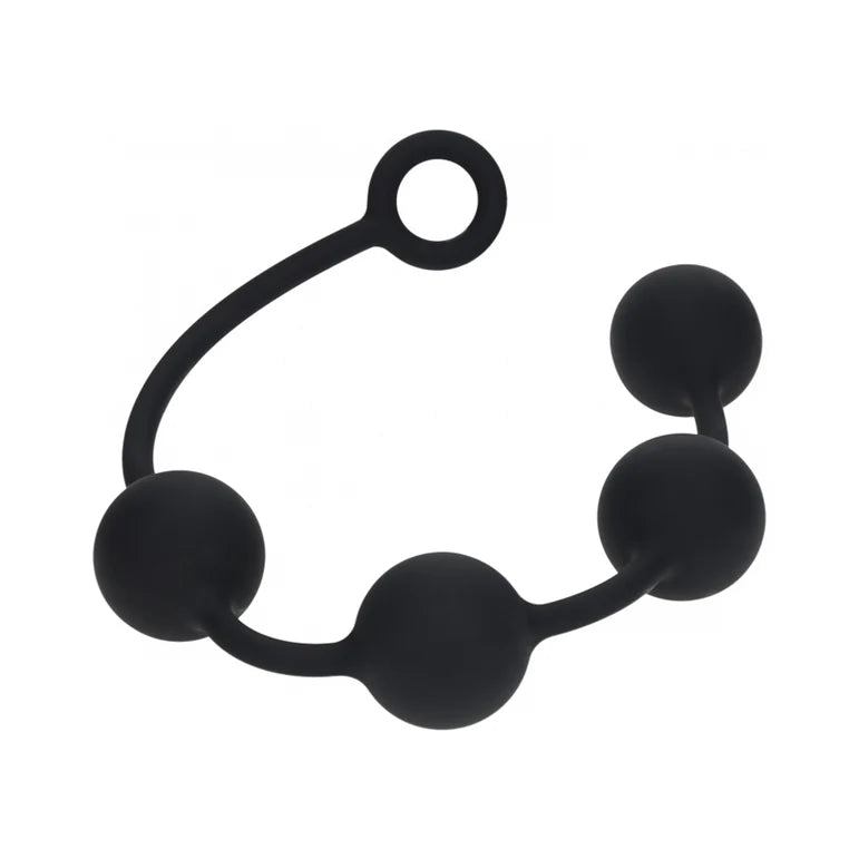 LEVELZ Round Silicone Anal Balls XLarge 50 mm Black