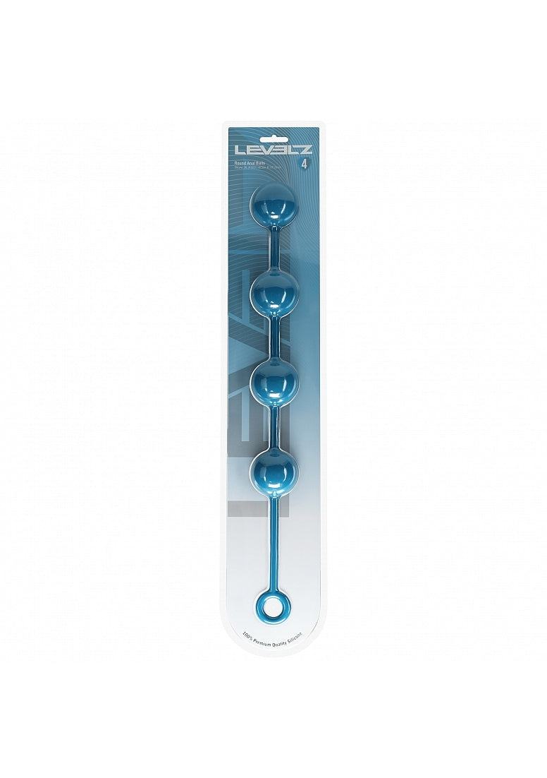 LEVELZ Round Silicone Anal Balls XLarge 50 mm Teal