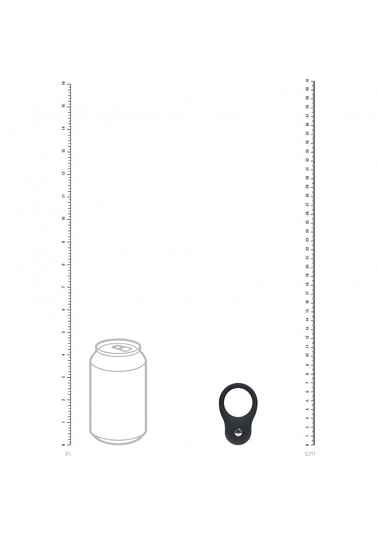 LEVELZ Silicone Training Cock Ring Small Black