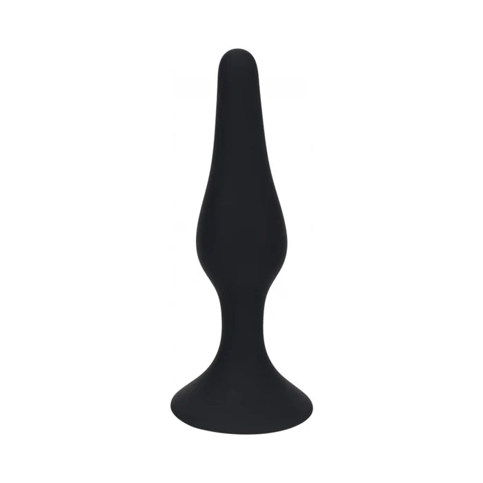 LEVELZ Slim Silicone Anal Plug Medium Black