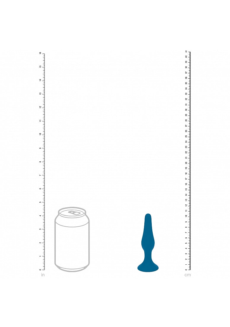 LEVELZ Slim Silicone Anal Plug Small Teal