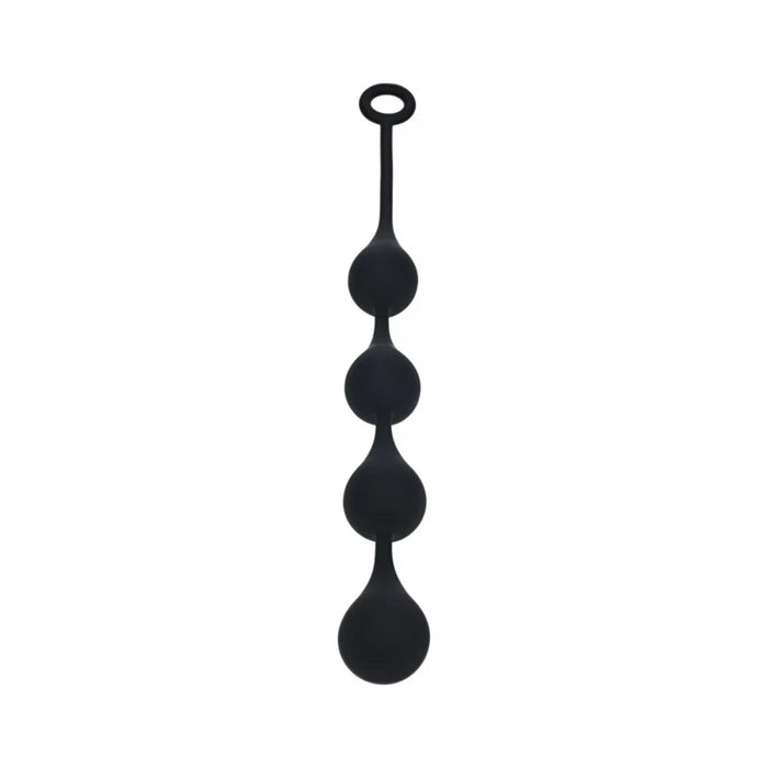 LEVELZ Waterdrop Silicone Anal Balls Large 40 mm Black