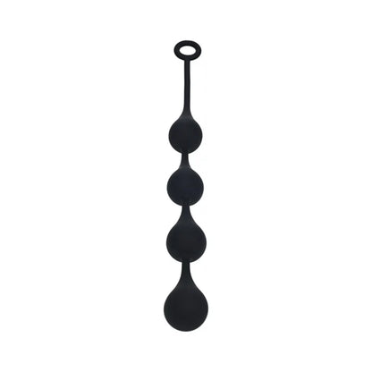 LEVELZ Waterdrop Silicone Anal Balls Large 40 mm Black