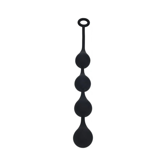 LEVELZ Waterdrop Silicone Anal Balls Large 40 mm Black