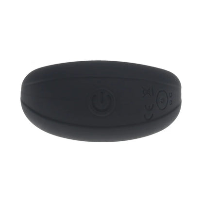 LEVELZ Vibrating Liquid Silicone Cock & Ball Ring Black