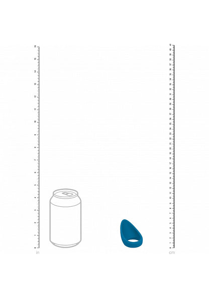 LEVELZ Teardrop Silicone Cock Ring Teal
