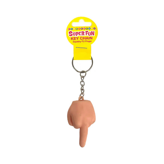 Last Fuck Squishy F-U Finger Key Chain