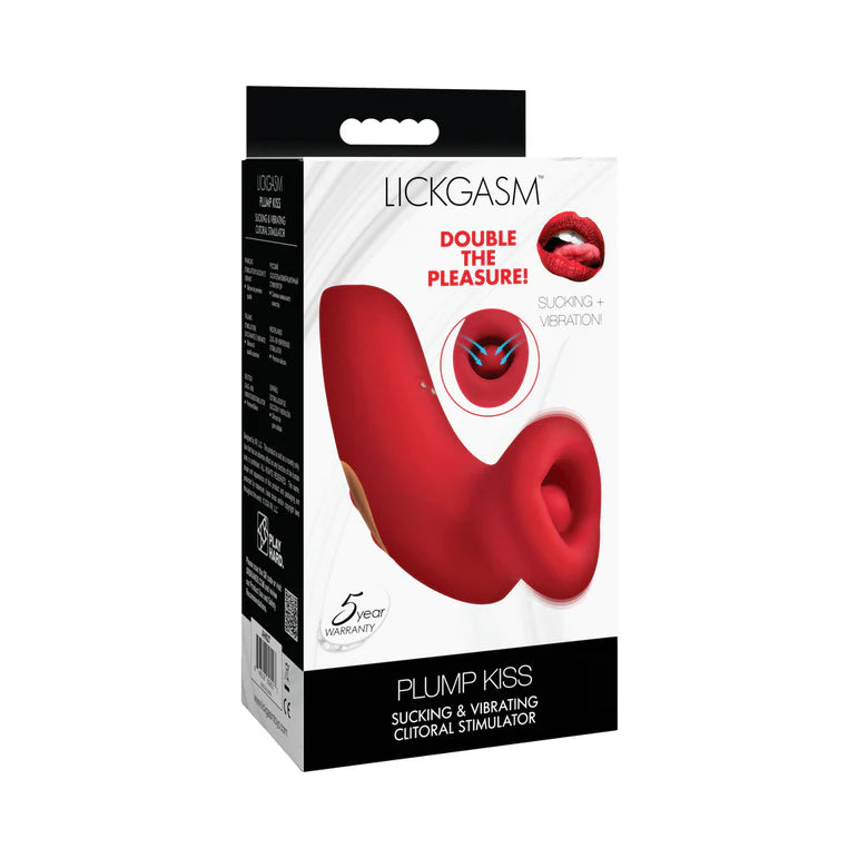 Lickgasm Plump Kiss Sucking & Vibrating Clitoral Stimulator