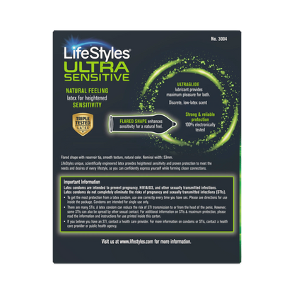 LifeStyles Ultra Sensative Condoms (3 pack)