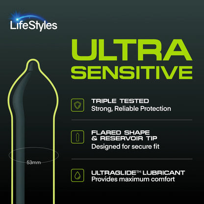 LifeStyles Ultra Sensative Condoms (3 pack)