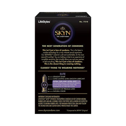 Lifestyles Skyn Elite Ultra Thin Polyisoprene Condoms 12-Pack