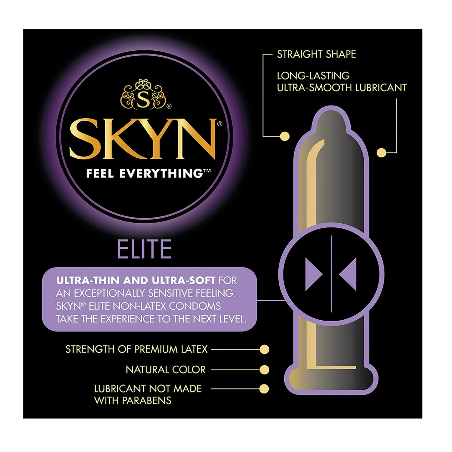 Lifestyles Skyn Elite Ultra Thin Polyisoprene Condoms 12-Pack