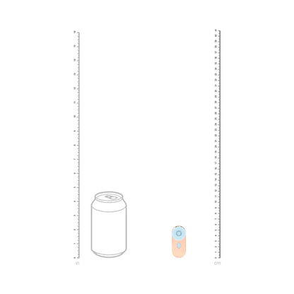 LoveLine Budsie AirTapTech Rechargeable Vibrator Blue