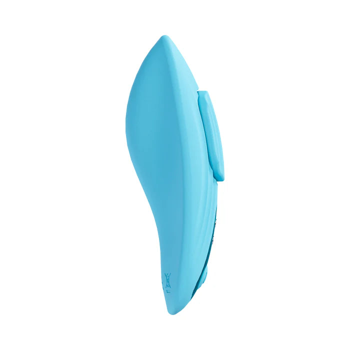 Loveline Celeste Rechargeable Silicone Remote Control Panty Vibrator Blue