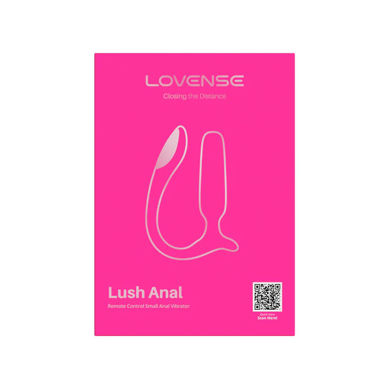 Lovense Lush Anal App-Controlled Compact Powerful Butt Plug