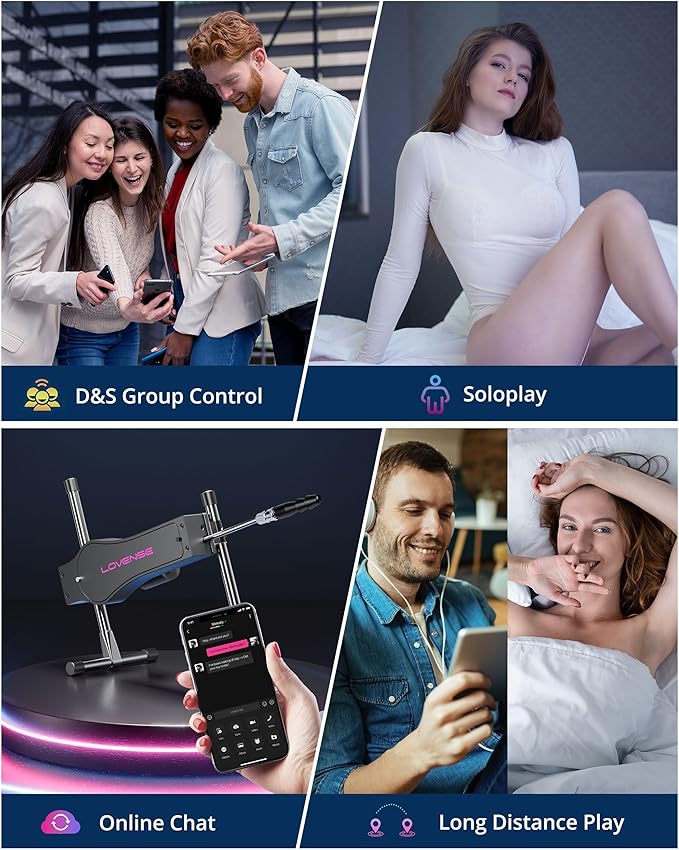 Lovense Bluetooth App-Compatible Sex Machine