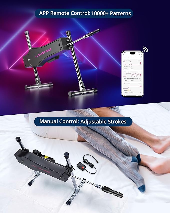 Lovense Bluetooth App-Compatible Sex Machine