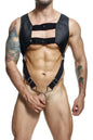 Male Basics DNGEON Crop Top Cock Ring Harness Gold