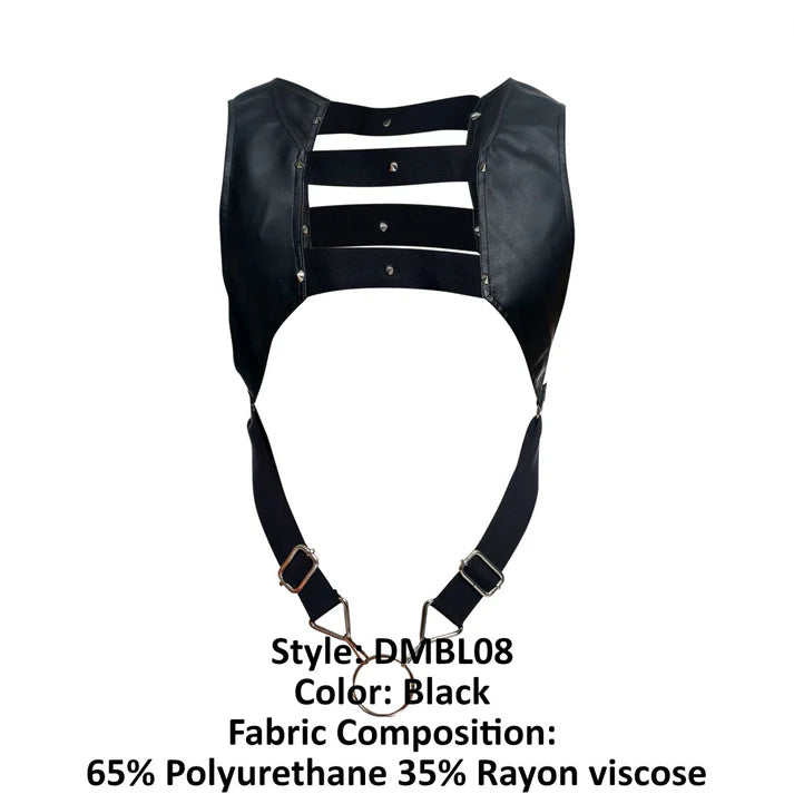 Male Basics DNGEON Crop Top Cock Ring Harness Gold