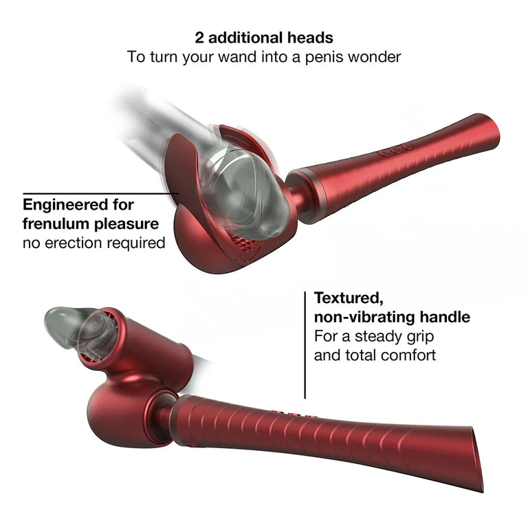 MAN WAN Edgy Velvet Red