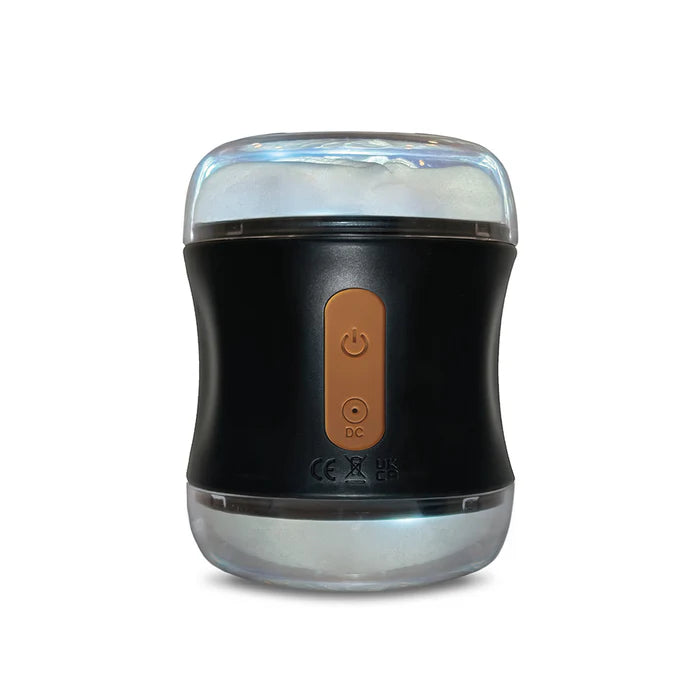 MSTR B8 Clear-View Vibrating Dual End Stroker, Double Play Pro