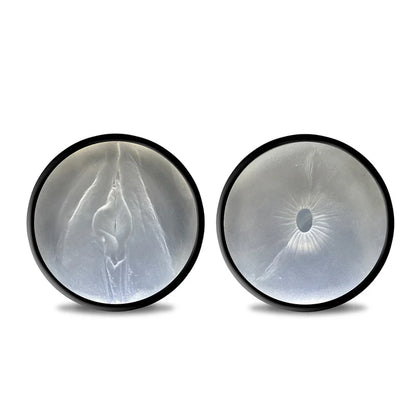 MSTR B8 Clear-View Vibrating Dual End Stroker, Double Play Pro