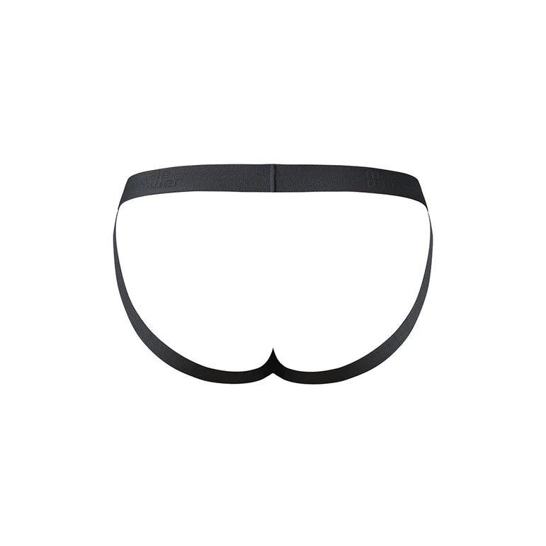 Male Power Open Ended Jock Open Black L/XL