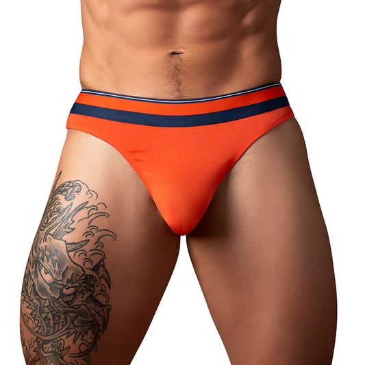 Male Power Soo Cumfy Thong Orange S/M Modal Underwear