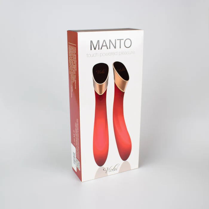 Manto Touch Panel G-Spot Vibrator Red