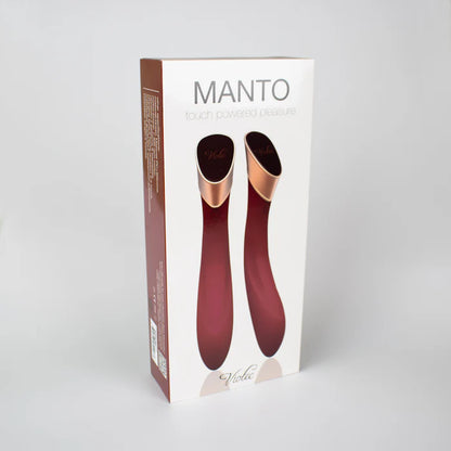Manto Touch Panel G-Spot Vibrator Wine Red