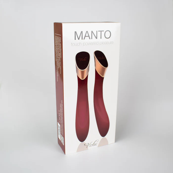 Manto Touch Panel G-Spot Vibrator Wine Red
