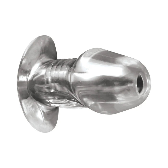 Master Series Dicked Clear Hollow Anal Plug XLarge