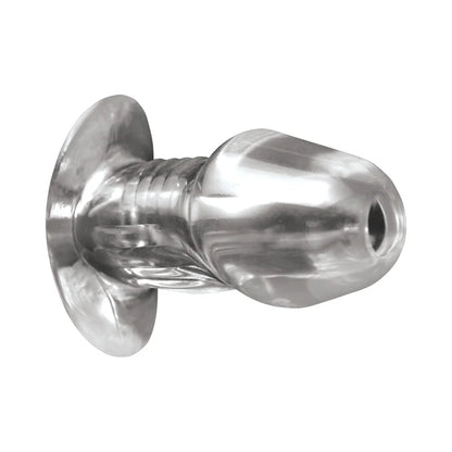 Master Series Dicked Clear Hollow Anal Plug XLarge